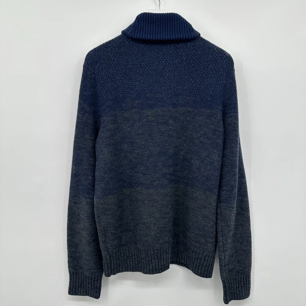 Banana Republic Sweater Mens‎ Large Shawl Collar Pullover Italian Wool Old Money
